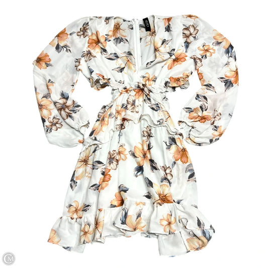 Dress Casual Midi By Akira In Floral Print, Size: L