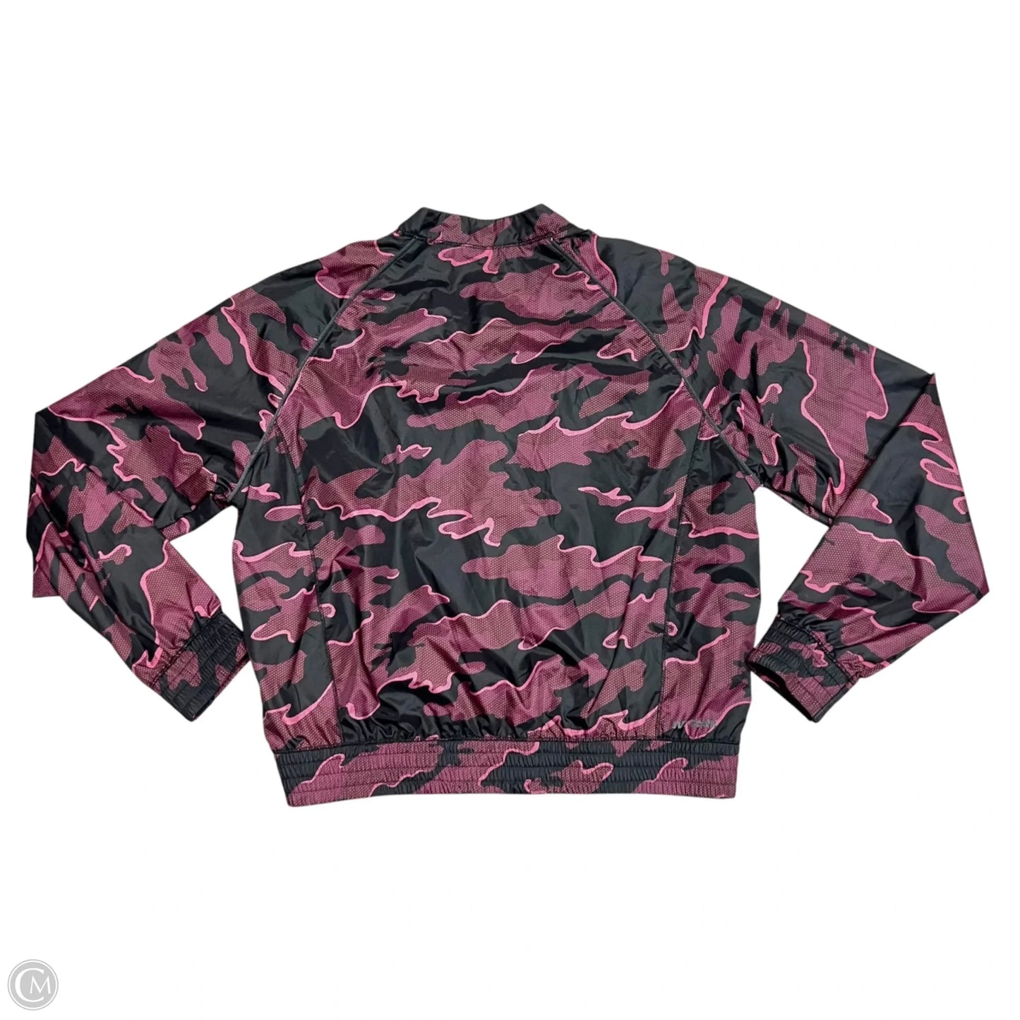 Athletic Jacket By Ivy Park In Black & Pink, Size: M