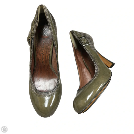 Shoes Heels Stiletto By Modern Vintage In Green, Size: 8.5