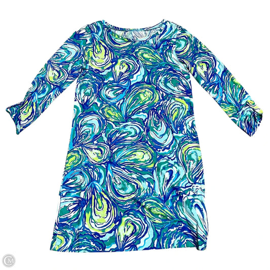 Dress Designer By Lilly Pulitzer In Blue & Green, Size: S