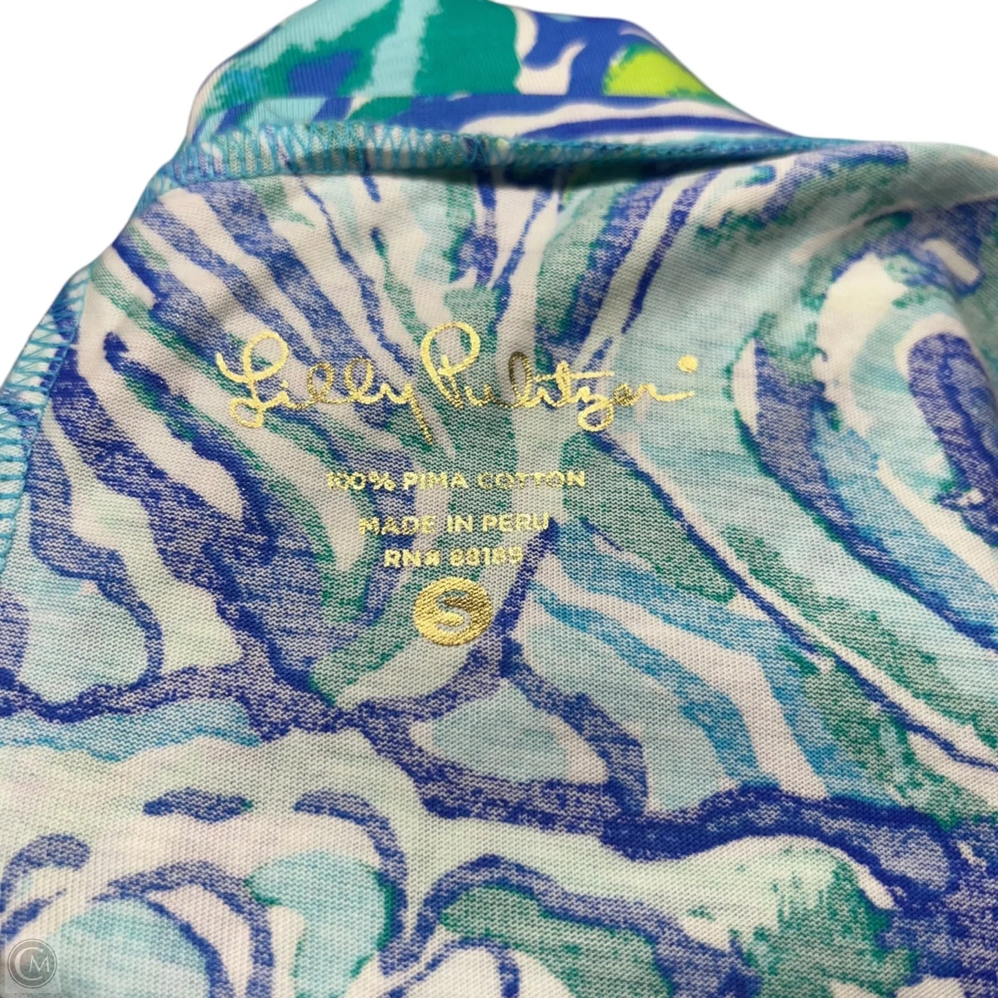 Dress Designer By Lilly Pulitzer In Blue & Green, Size: S