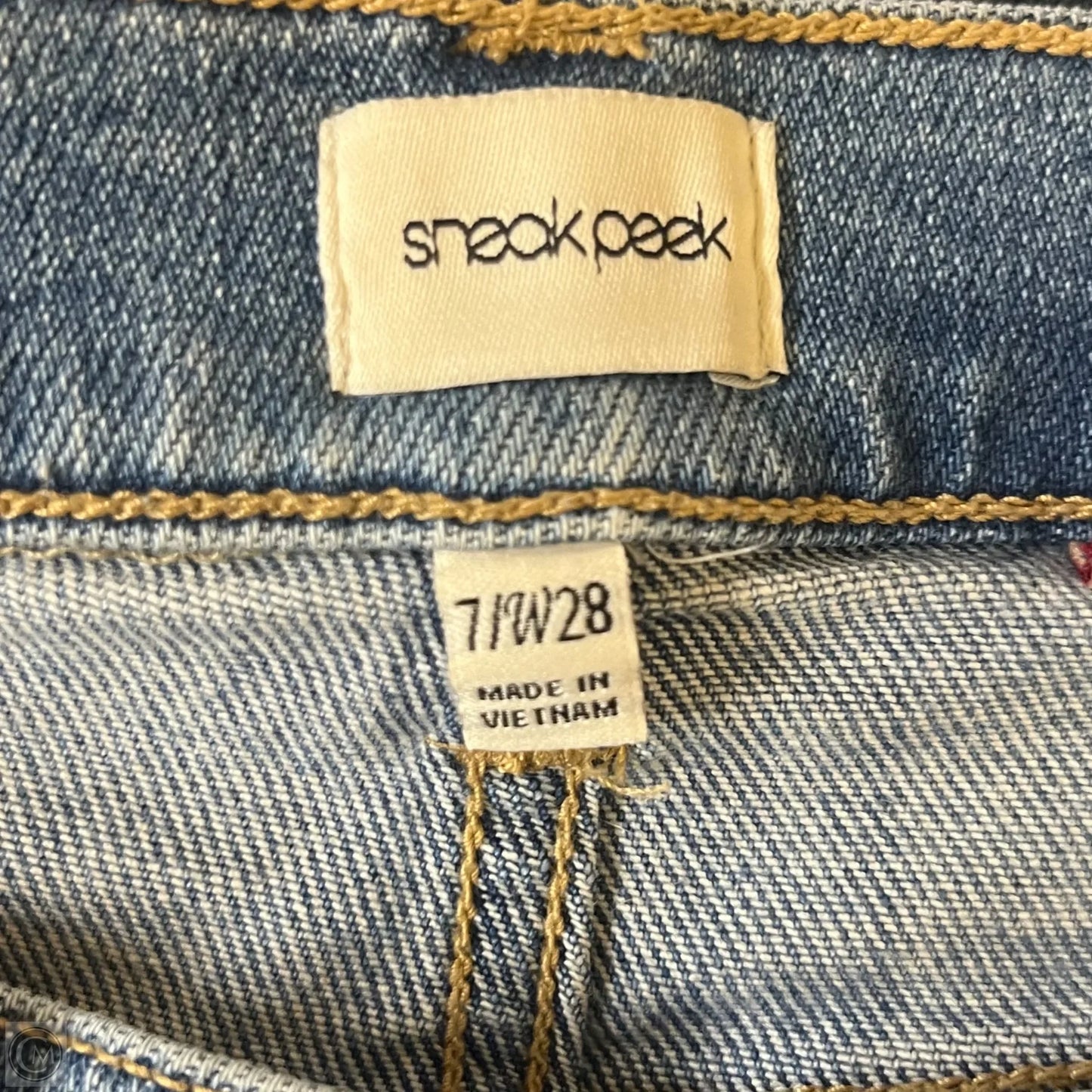 Jeans Skinny By Sneak Peek In Blue Denim, Size: 6