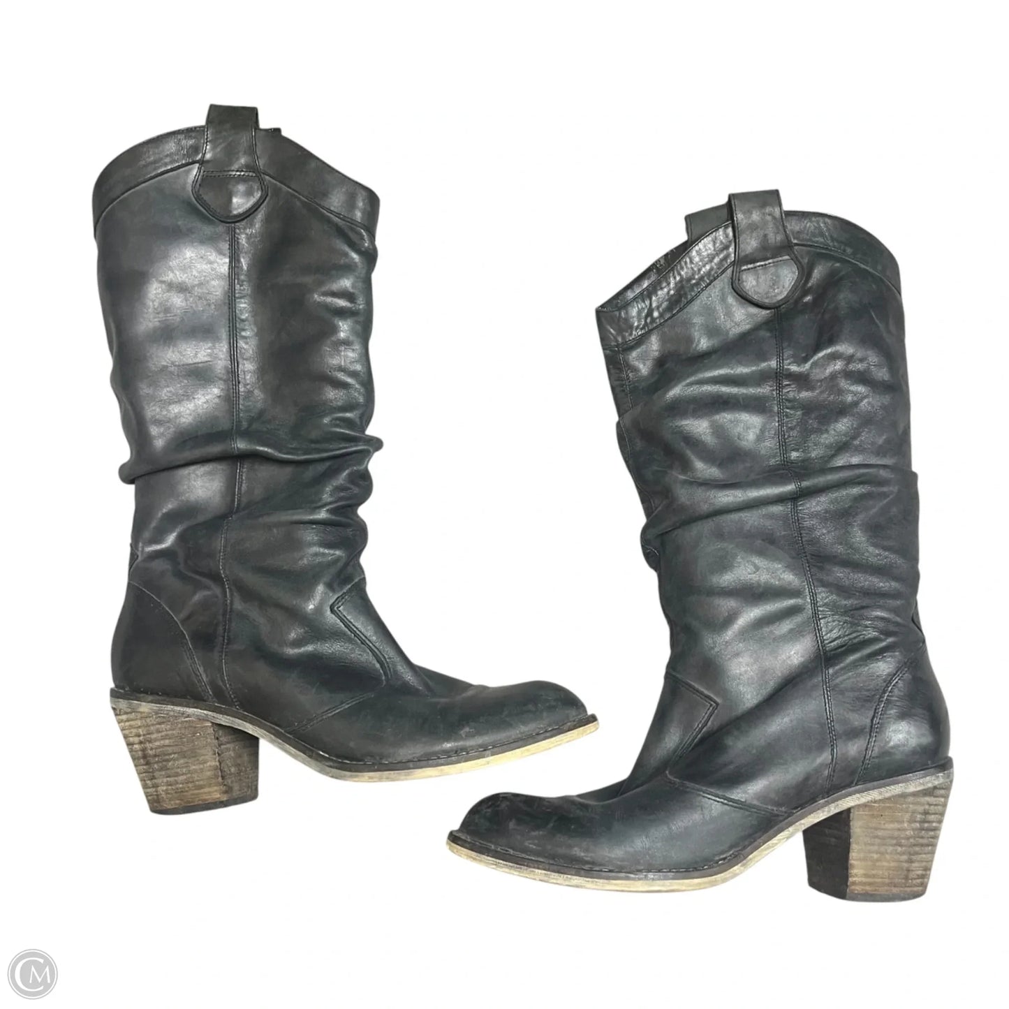 Boots Knee Heels By Aldo In Black, Size: 9.5