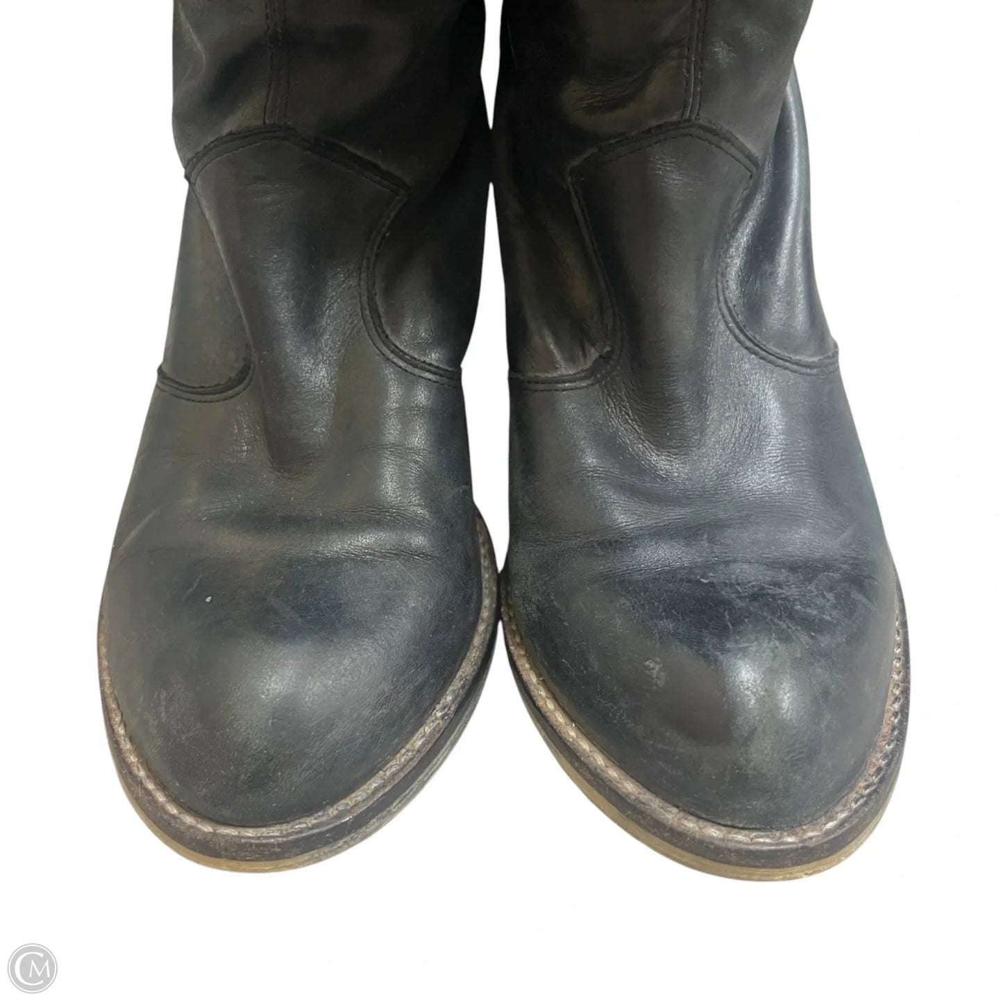Boots Knee Heels By Aldo In Black, Size: 9.5