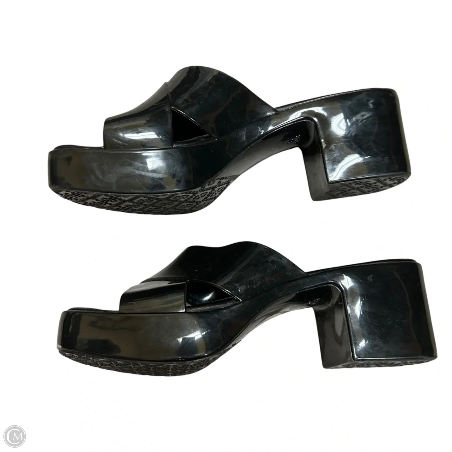 Sandals Heels Block By Jeffery Campbell In Black, Size: 6