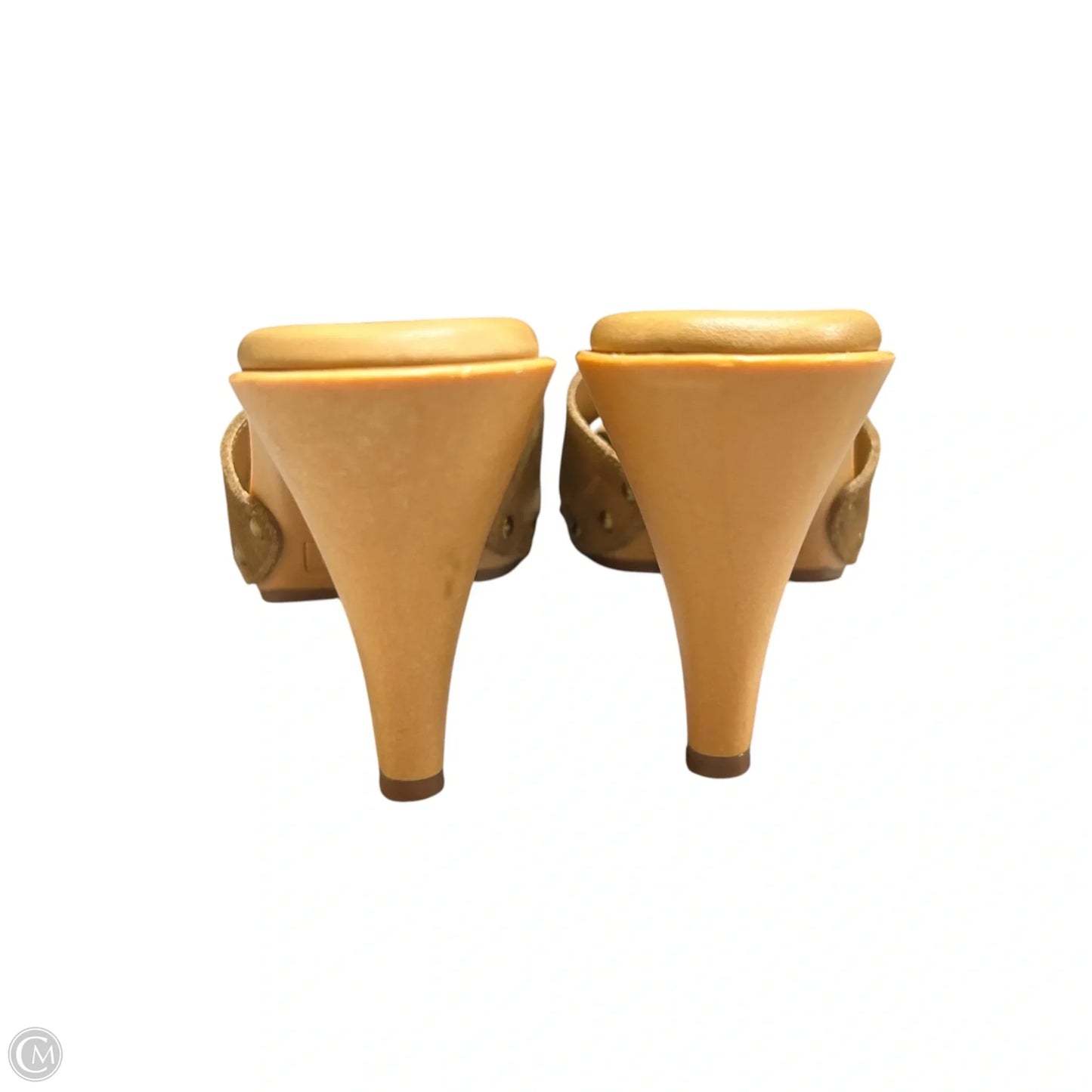 Shoes Heels Block By Candies In Tan, Size: 9