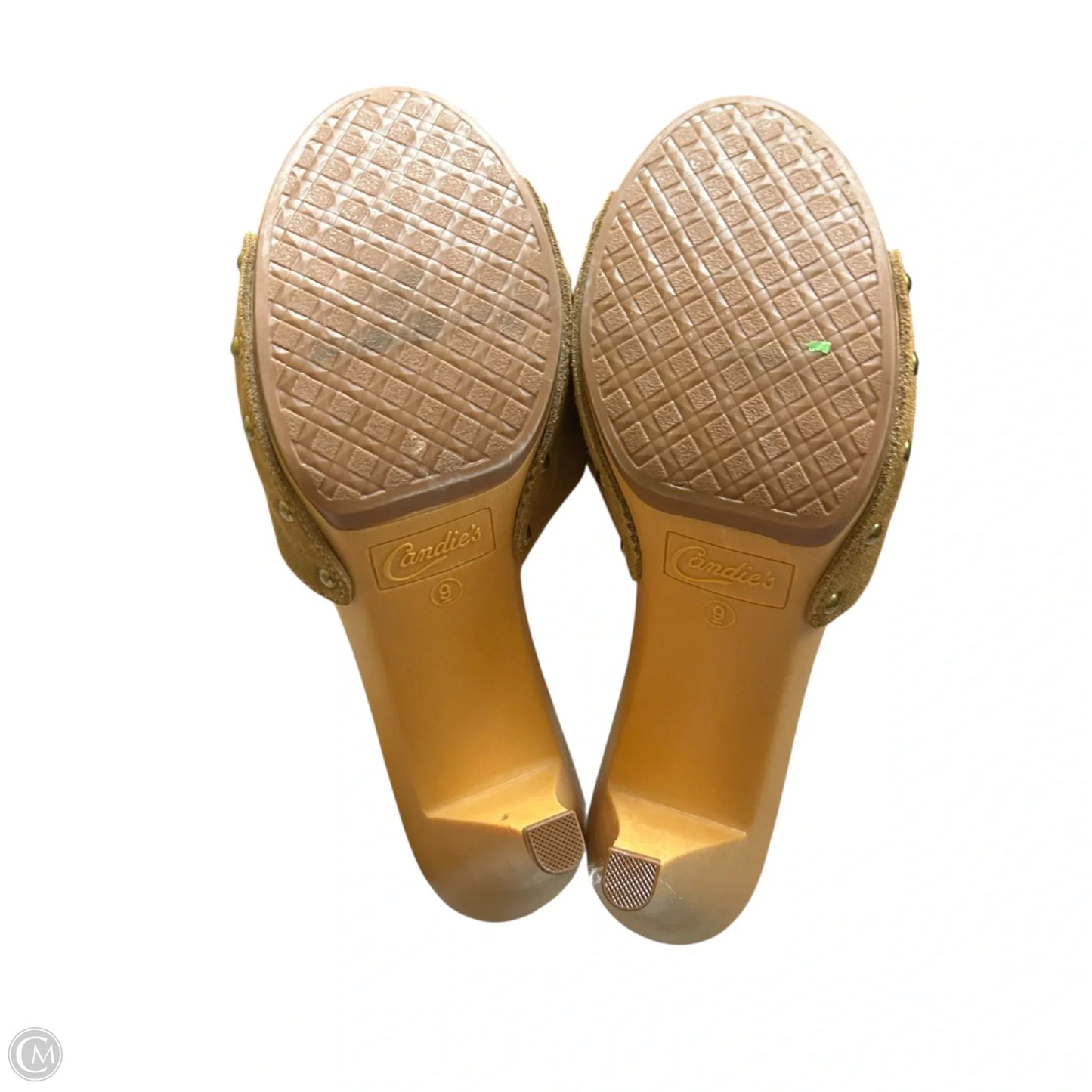 Shoes Heels Block By Candies In Tan, Size: 9
