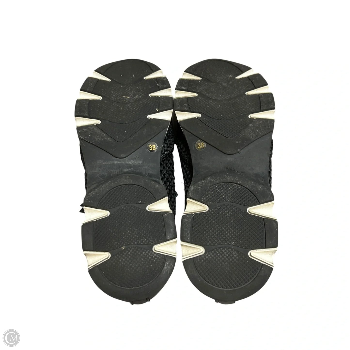 Shoes Athletic By All Black In Black, Size: 7.5