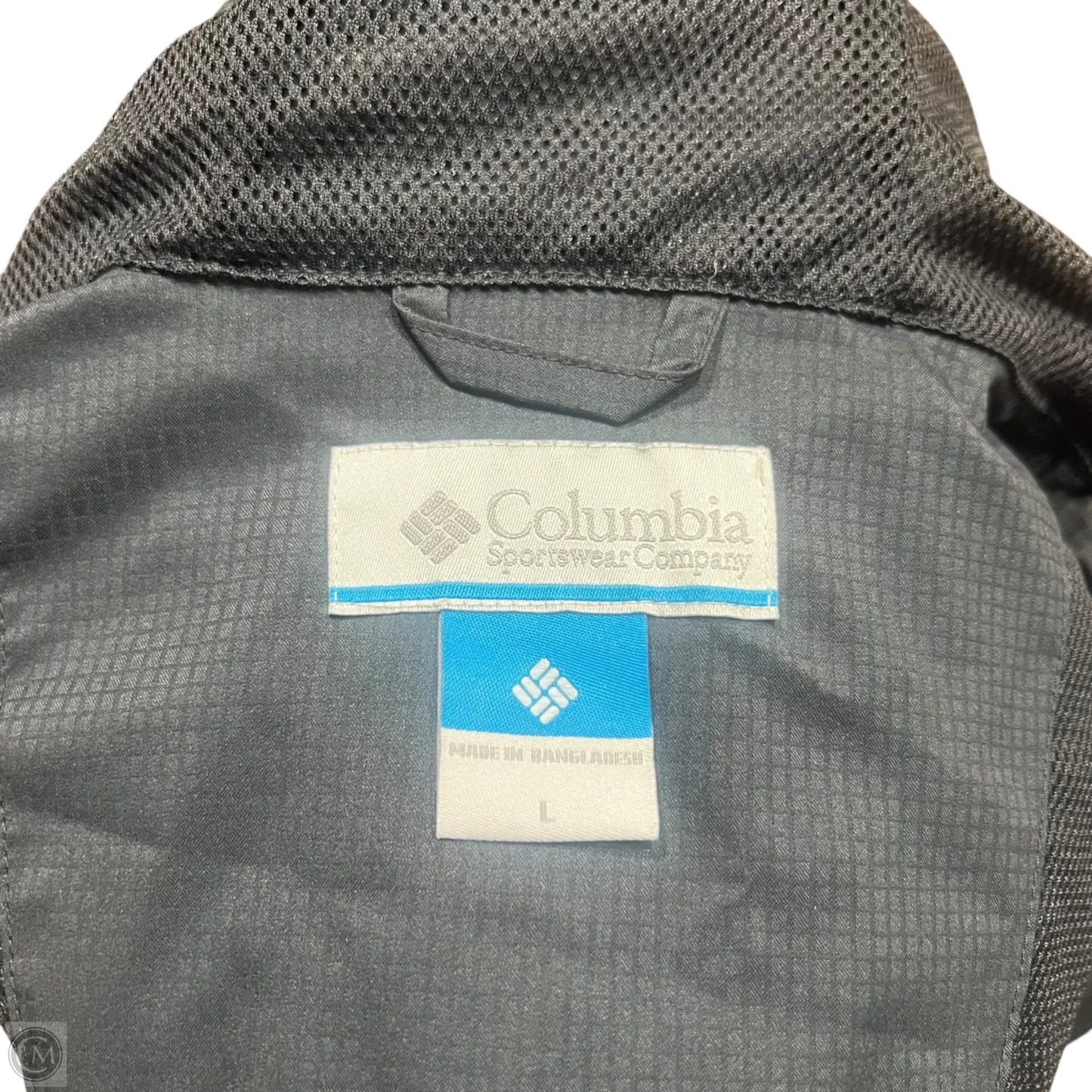 Jacket Windbreaker By Columbia In Black, Size: L