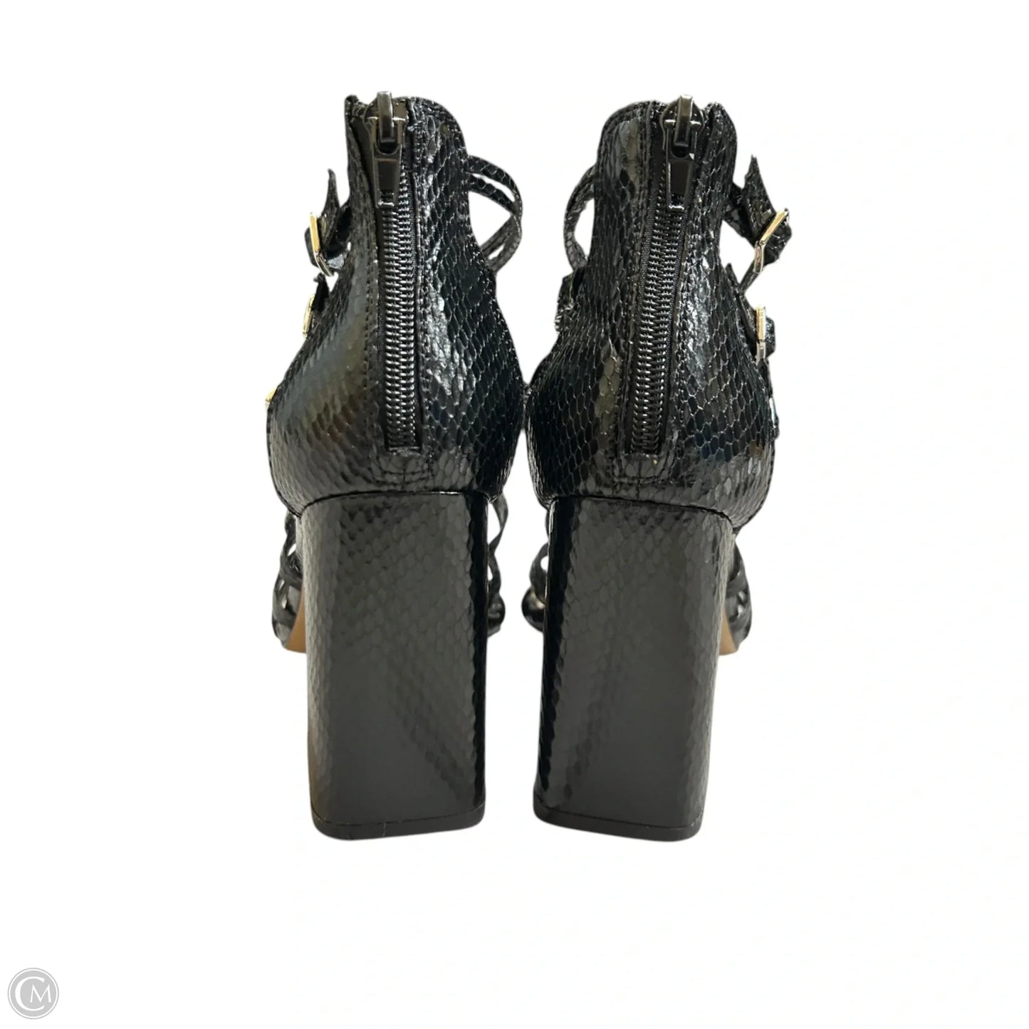 Shoes Heels Block By Mix No 6 In Black, Size: 8