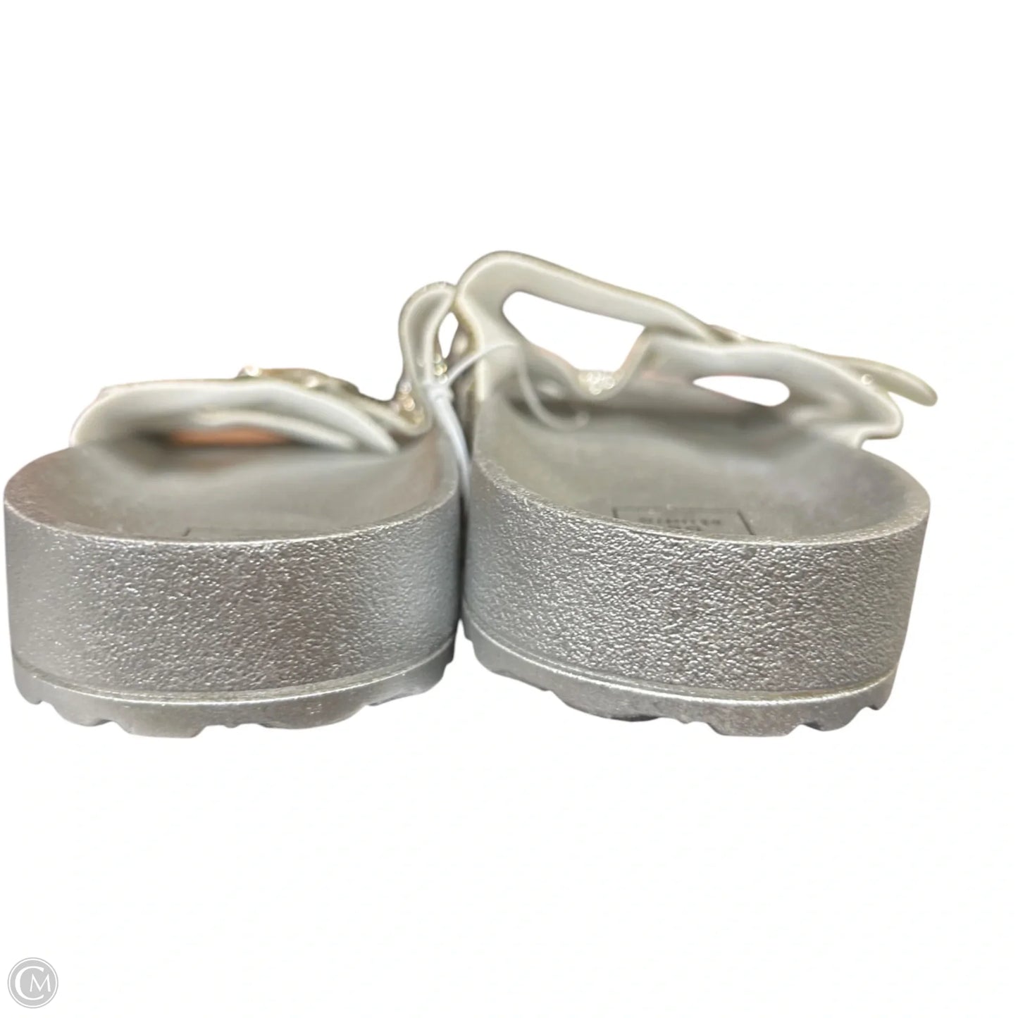Sandals Flats By Db Studio In Silver, Size: 11