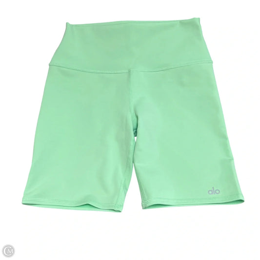 Athletic Shorts By Alo In Green, Size: M