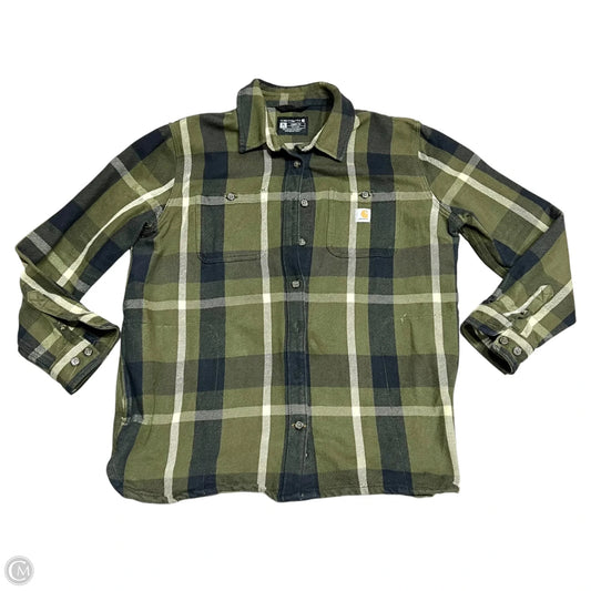 Sweatshirt Crewneck By Carhartt In Green, Size: Xl