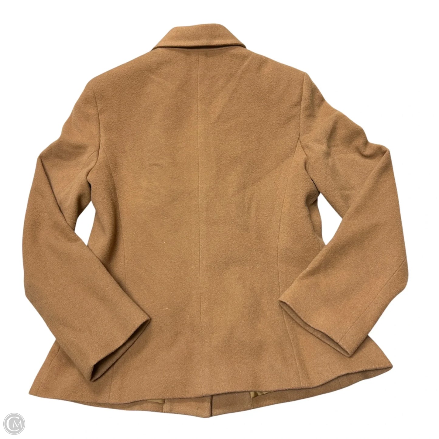 Coat Wool By Harve Bernard In Brown, Size: L