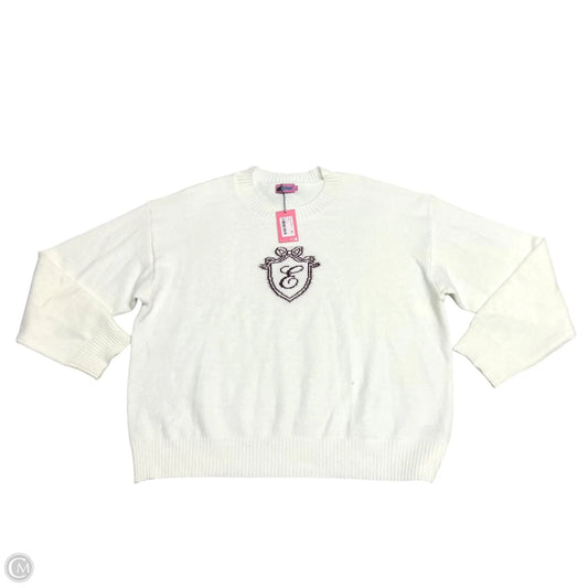 Sweater By Edikted In White, Size: Xl