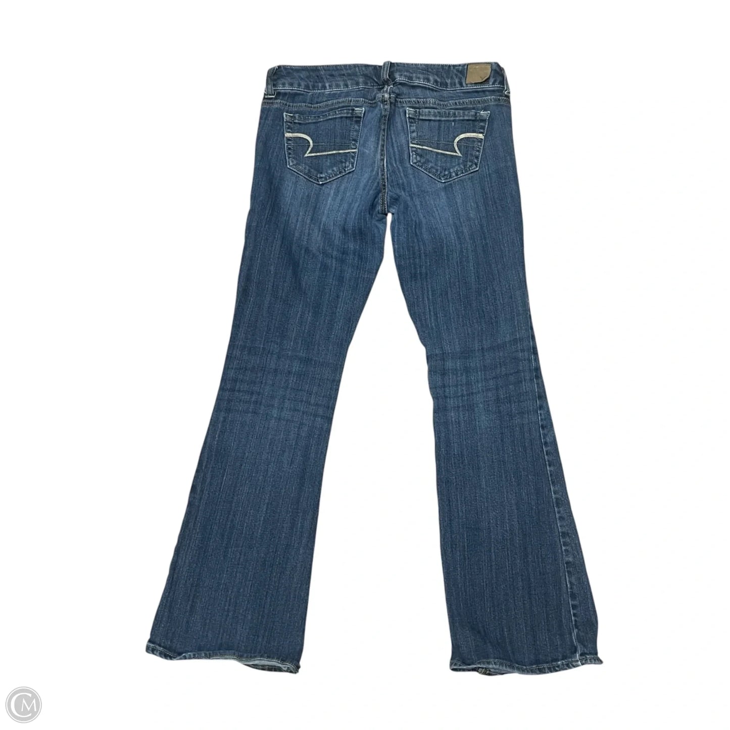 Jeans Boot Cut By American Eagle In Blue Denim, Size: 8