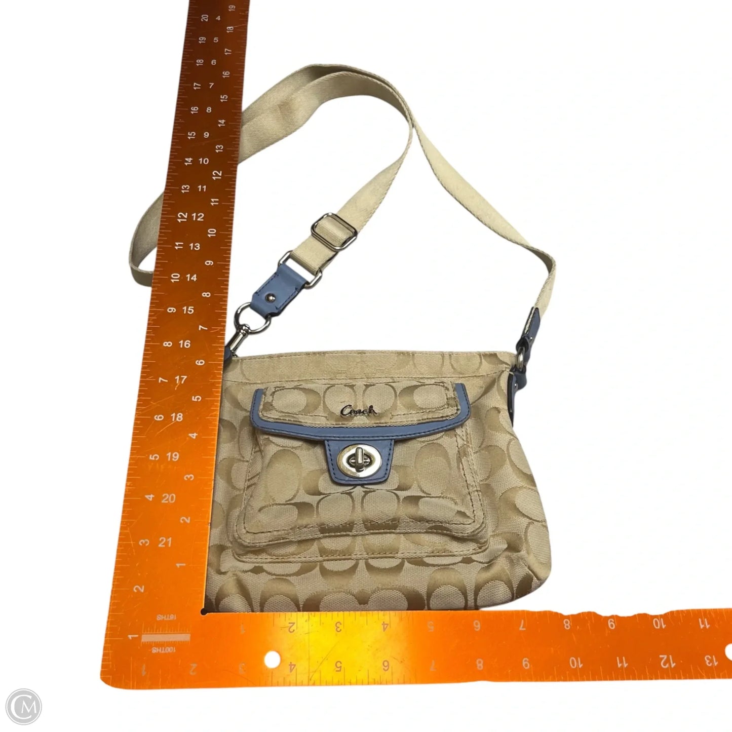 Crossbody Designer By Coach, Size: Small