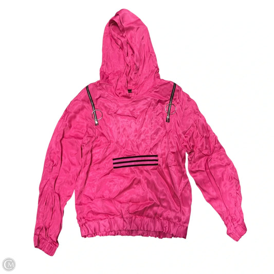 Jacket Windbreaker In Pink & Purple, Size: M