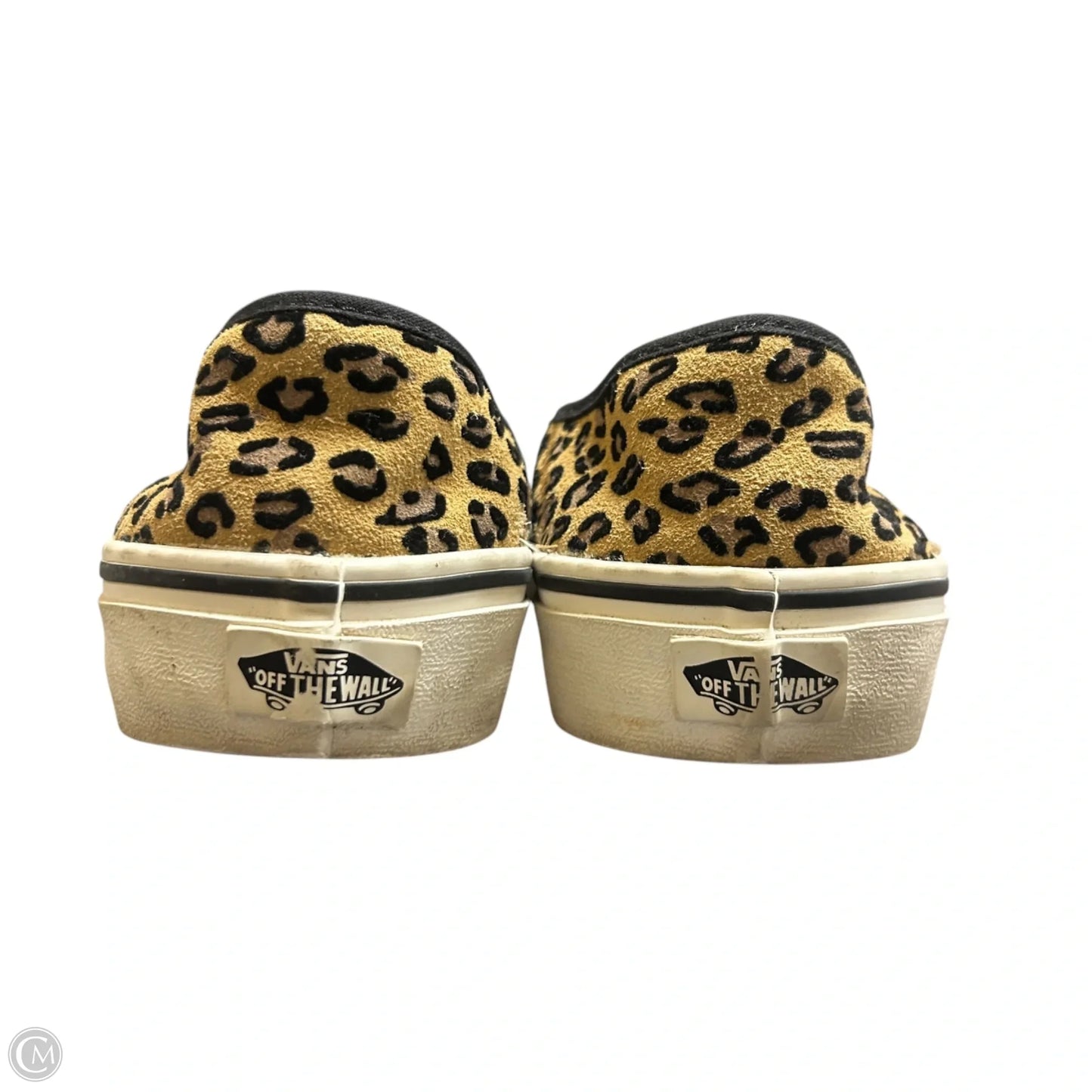 Shoes Flats By Vans In Animal Print, Size: 9