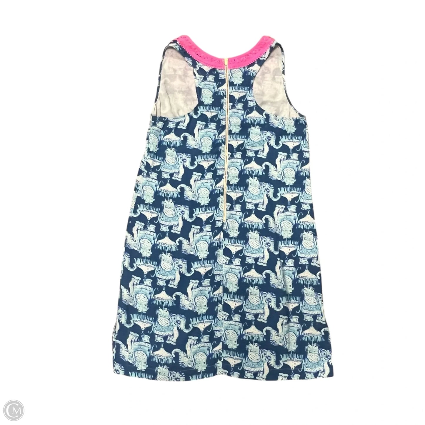Dress Designer By Lilly Pulitzer In Blue & Pink, Size: M