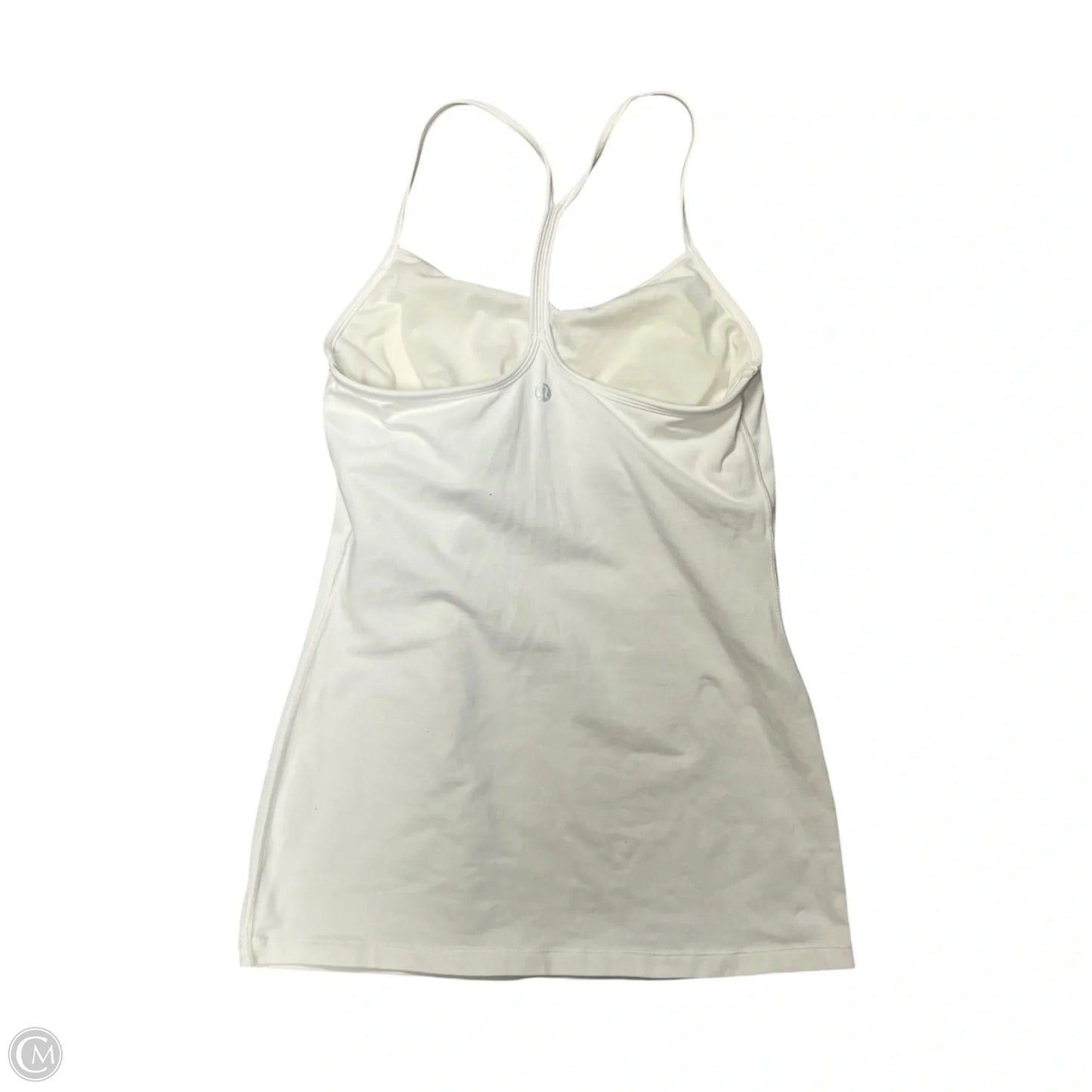 Athletic Tank Top By Lululemon In White, Size: S