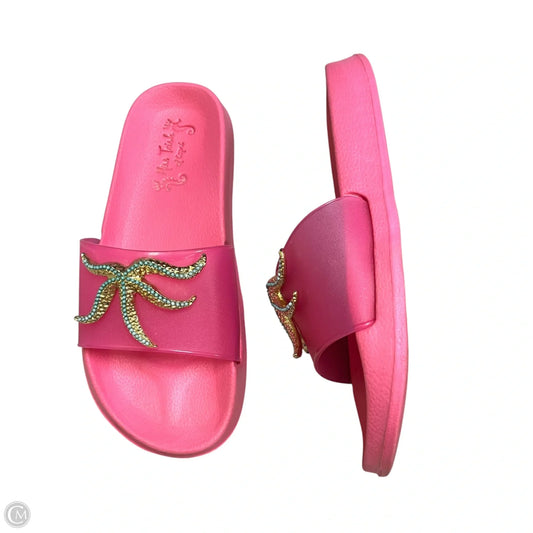 Sandals Flats By Miss Trish Of Capri In Pink, Size: 5.5