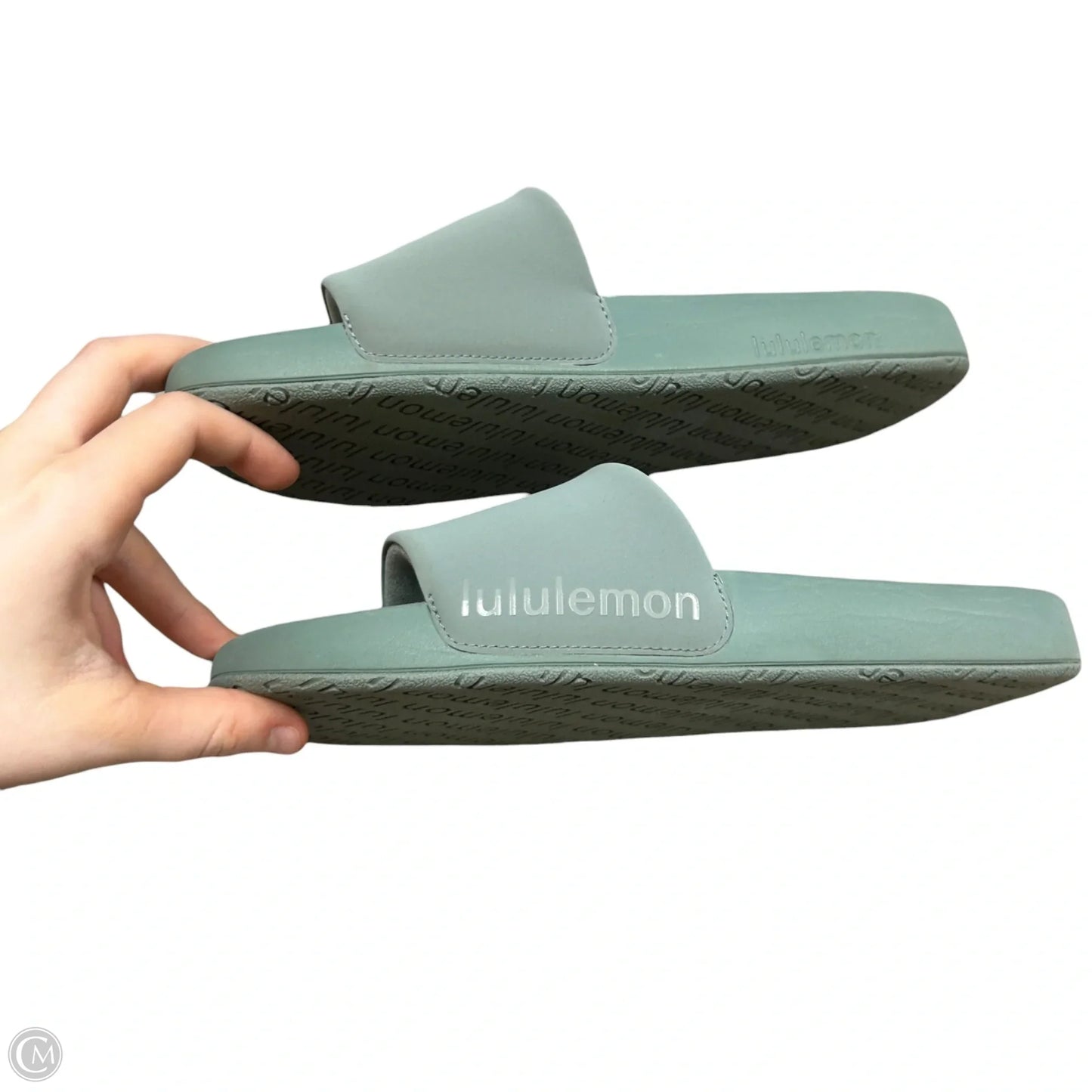 Sandals Flats By Lululemon In Green, Size: 7