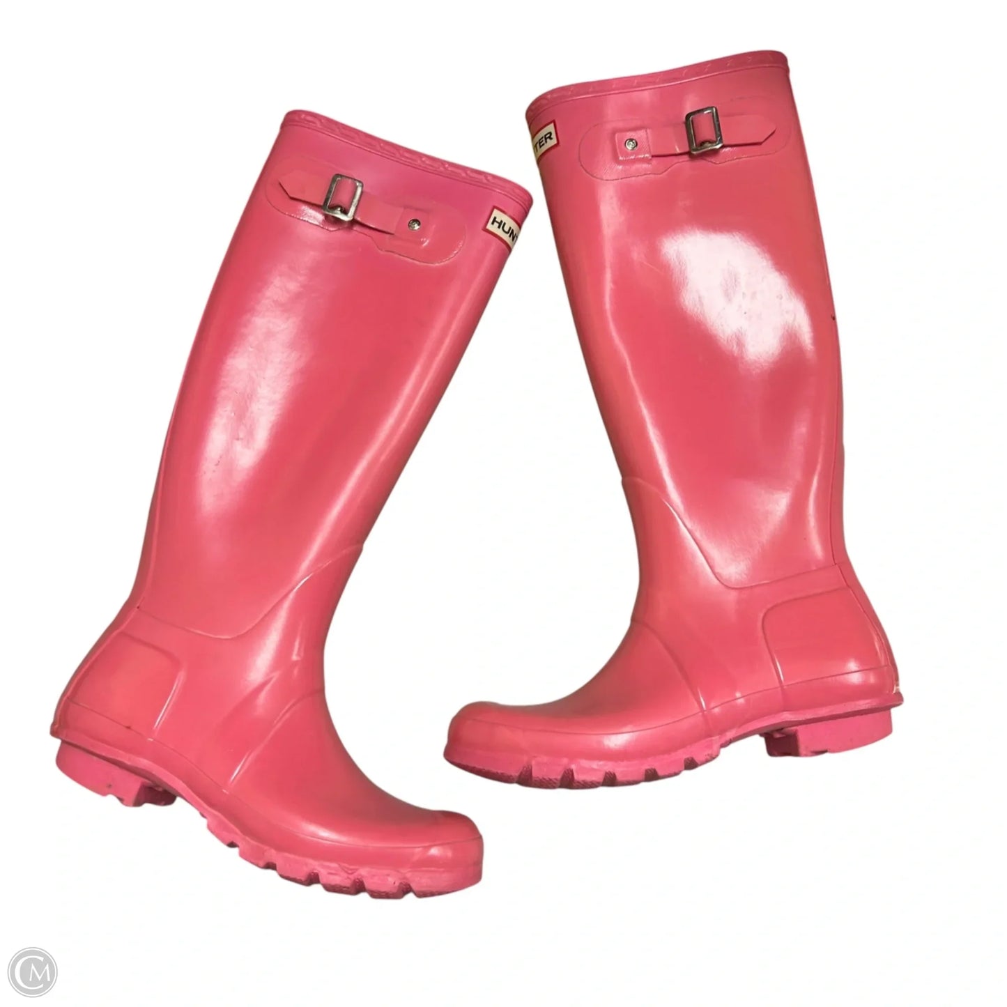 Boots Rain By Hunter In Pink, Size: 8