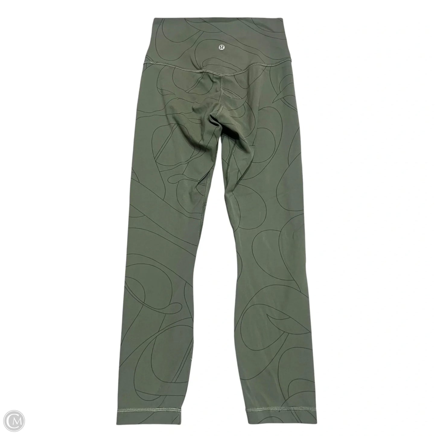 Athletic Leggings By Lululemon In Green, Size: 4