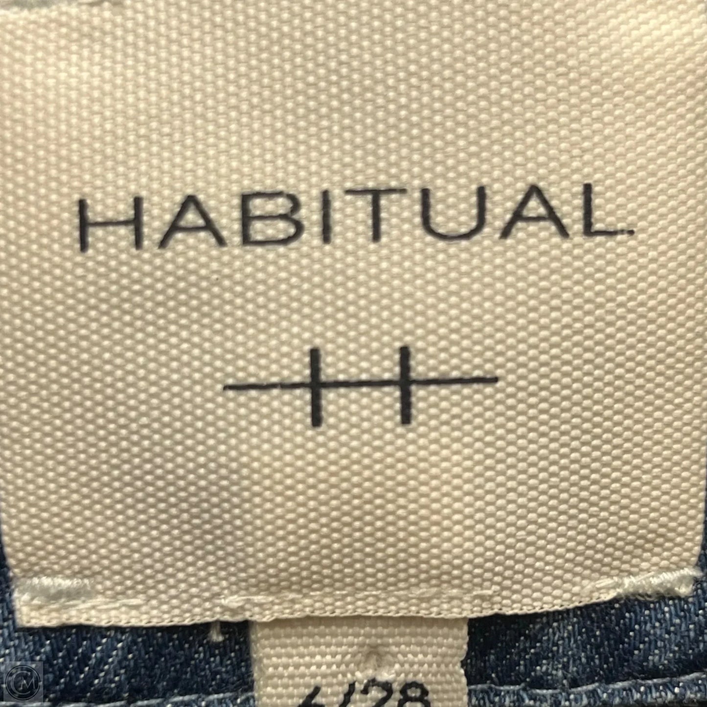 Jumpsuit By Habitual In Blue Denim, Size: 6