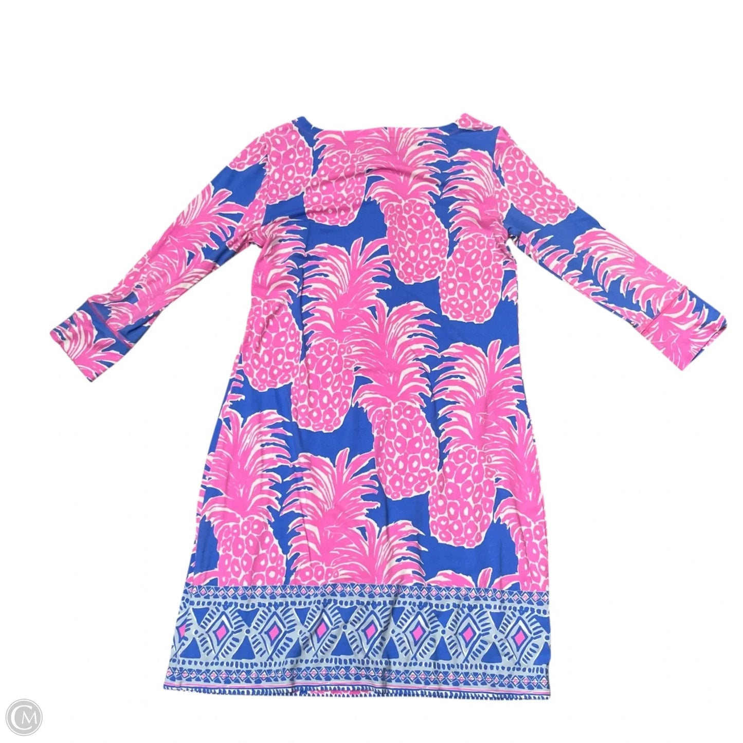 Dress Designer By Lilly Pulitzer In Blue & Pink, Size: M