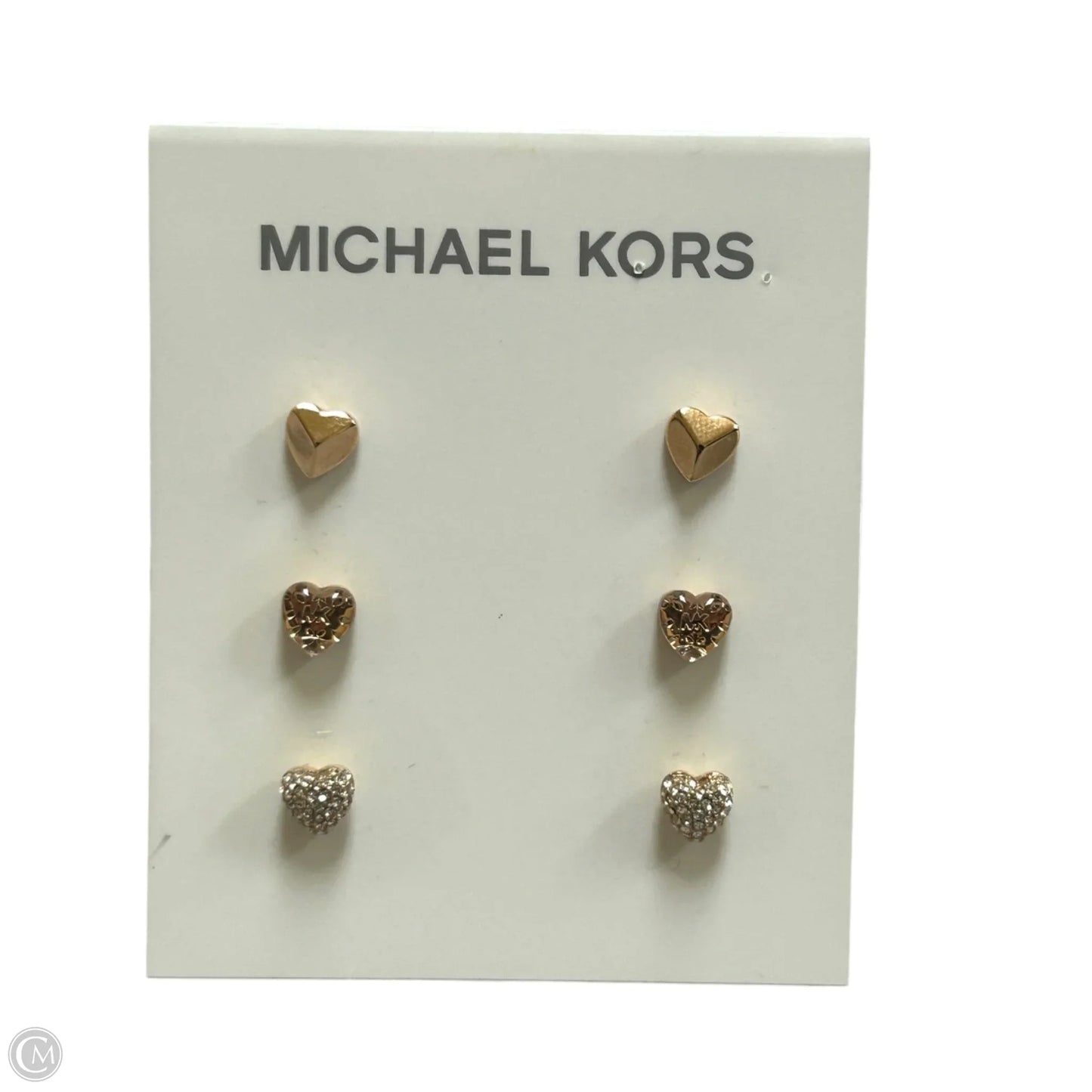 Earrings Designer By Michael Kors, Size: 03 Piece Set