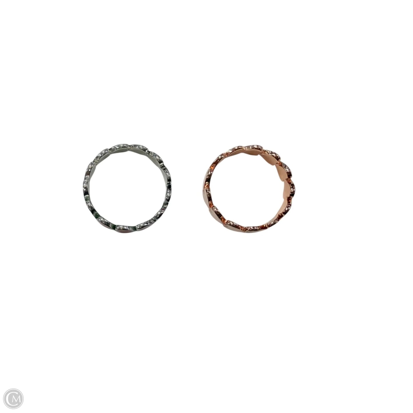 Ring Stackable By Puravida, Size: 02 Piece Set