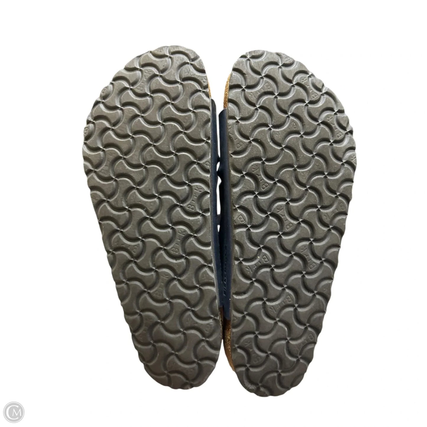 Sandals Flats By Birkenstock In Navy, Size: 9.5