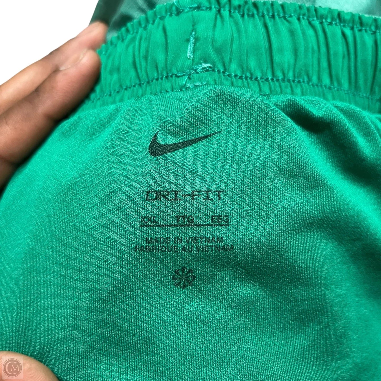 Athletic Shorts 2pc By Nike In Green, Size: Xxl