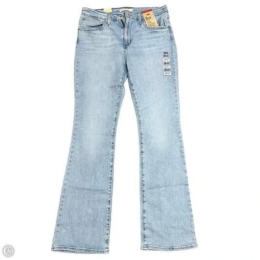 Jeans Boot Cut By Levis In Blue Denim, Size: 12