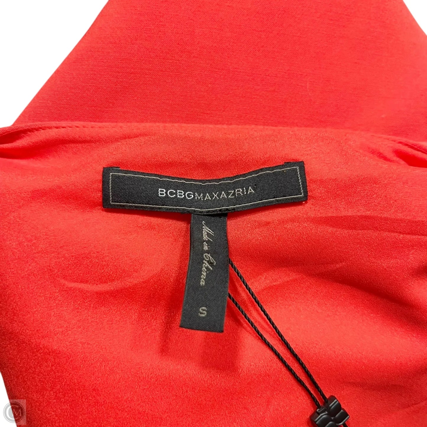 Top Short Sleeve By Bcbgmaxazria In Orange, Size: S