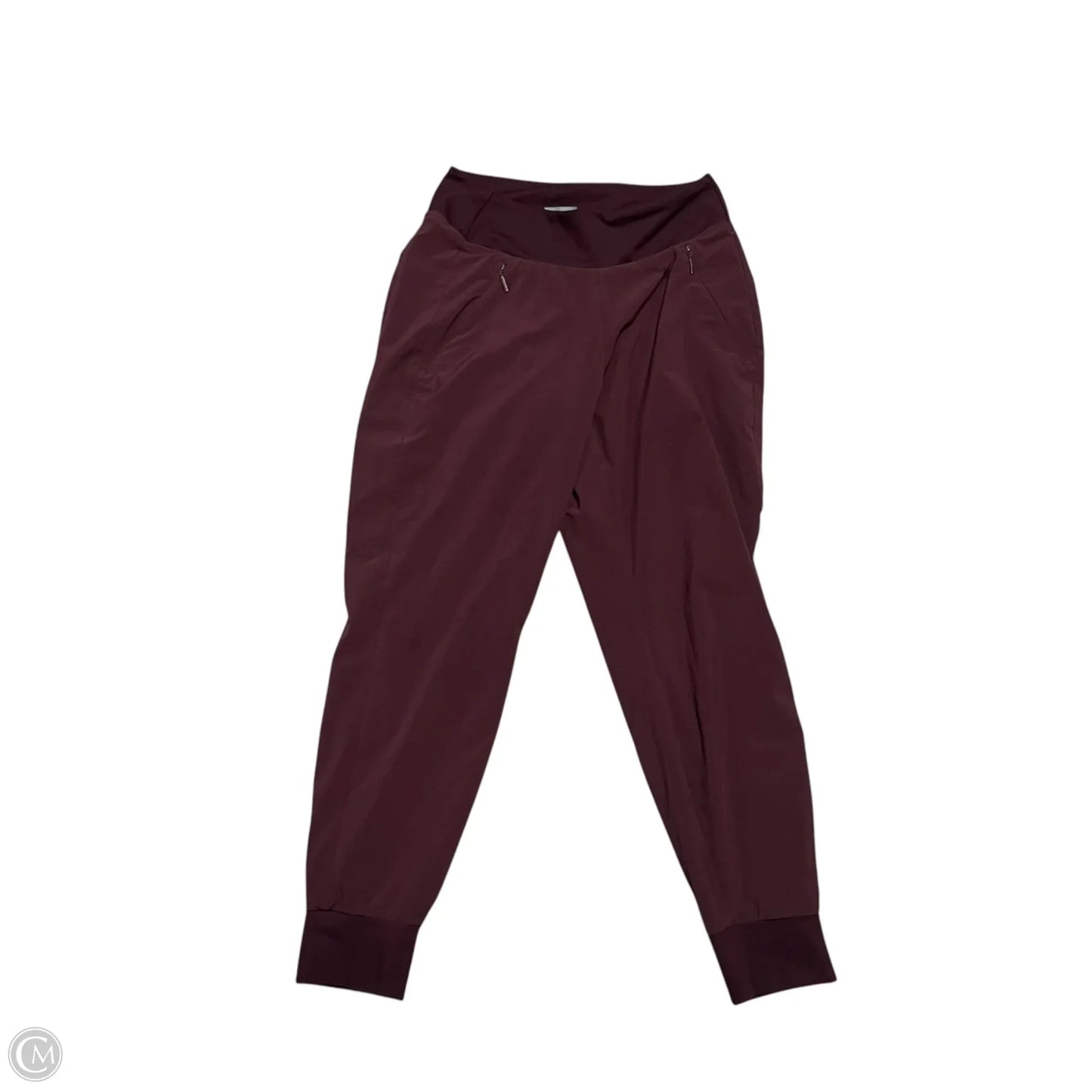 Athletic Pants By Athleta In Maroon, Size: 2