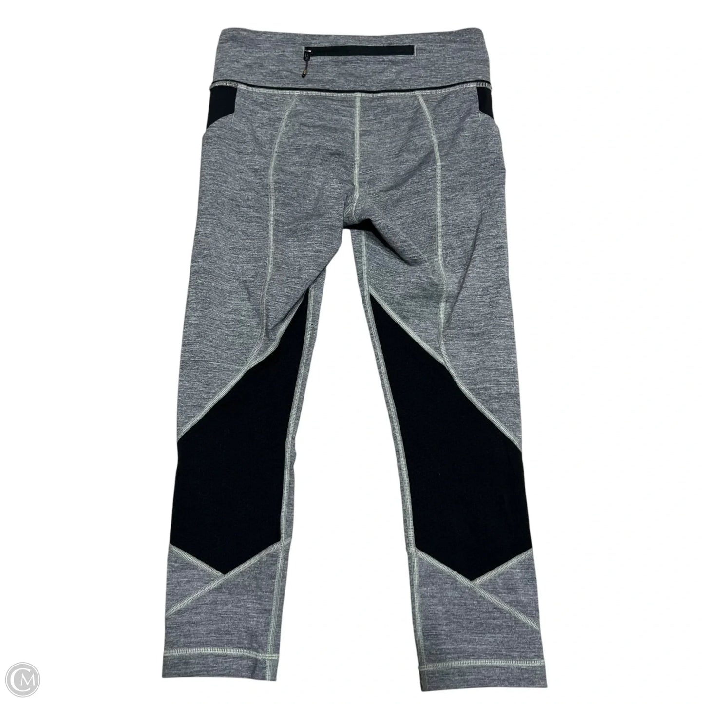 Athletic Leggings Capris By Lululemon In Grey, Size: 6