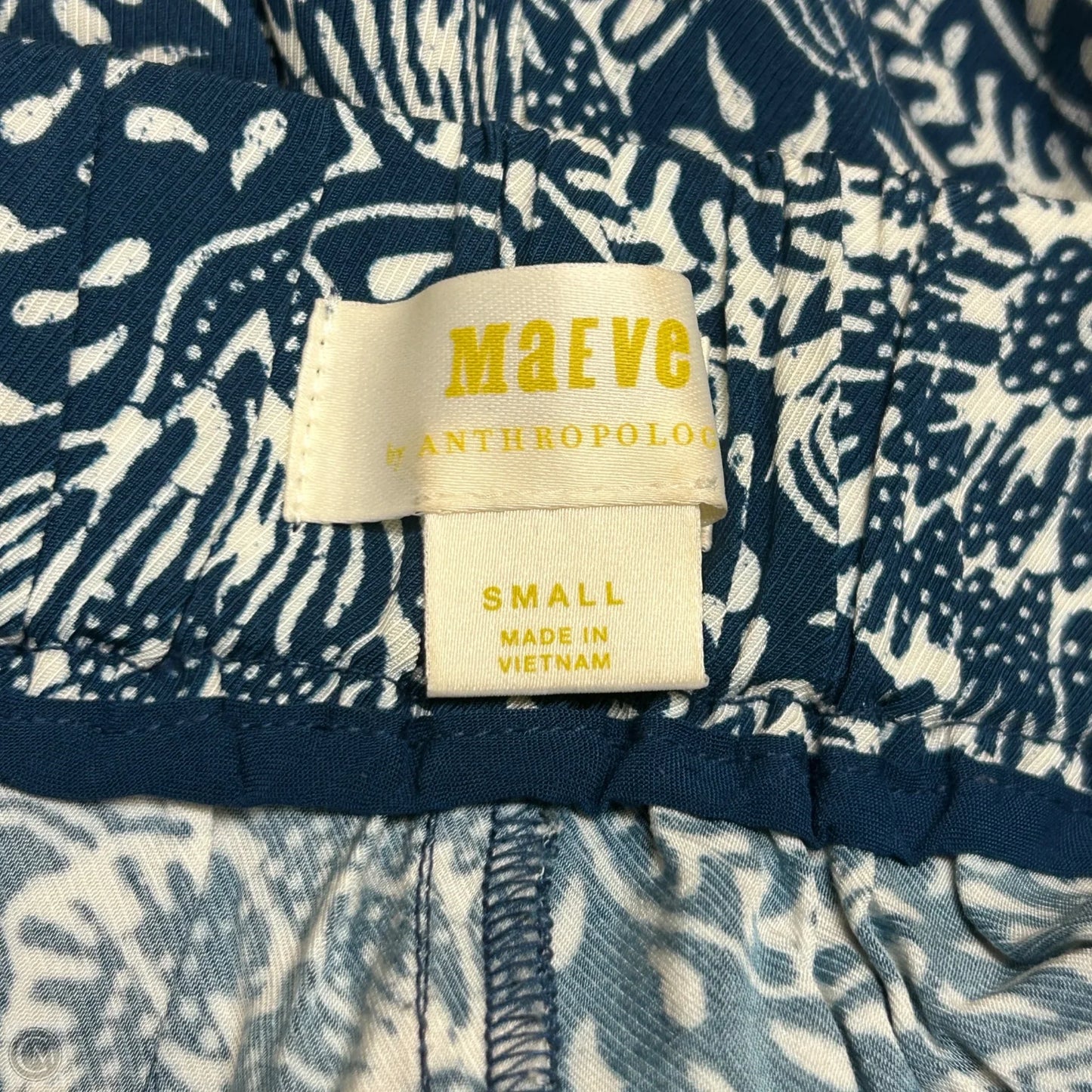 Pants Lounge By Maeve In Blue & White, Size: S