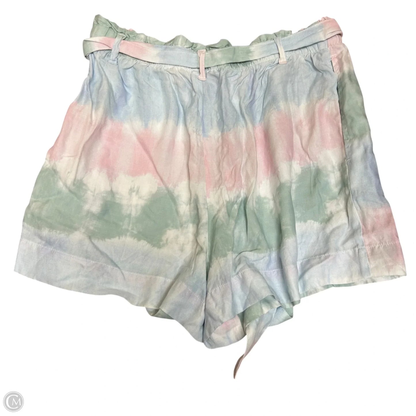 Shorts By Cloth & Stone In Green & Pink, Size: L