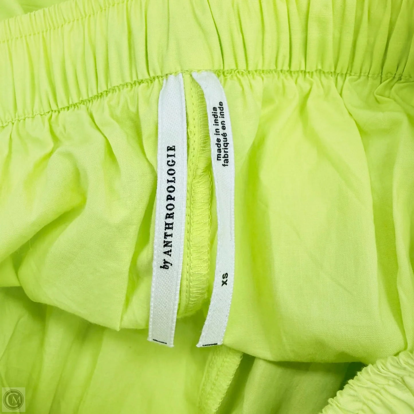 Pajama Pants By Anthropologie In Chartreuse, Size: Xs