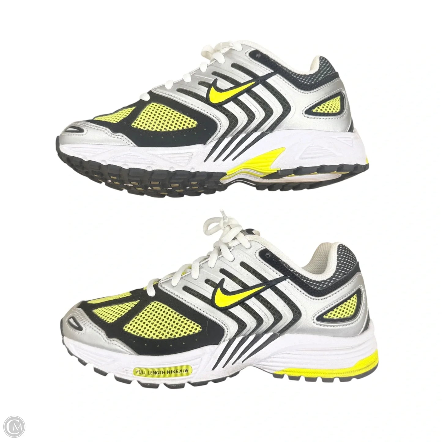 Shoes Sneakers By Nike In Black & Yellow, Size: 7