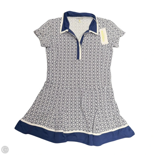 Dress Designer By Lilly Pulitzer In Blue & White, Size: M