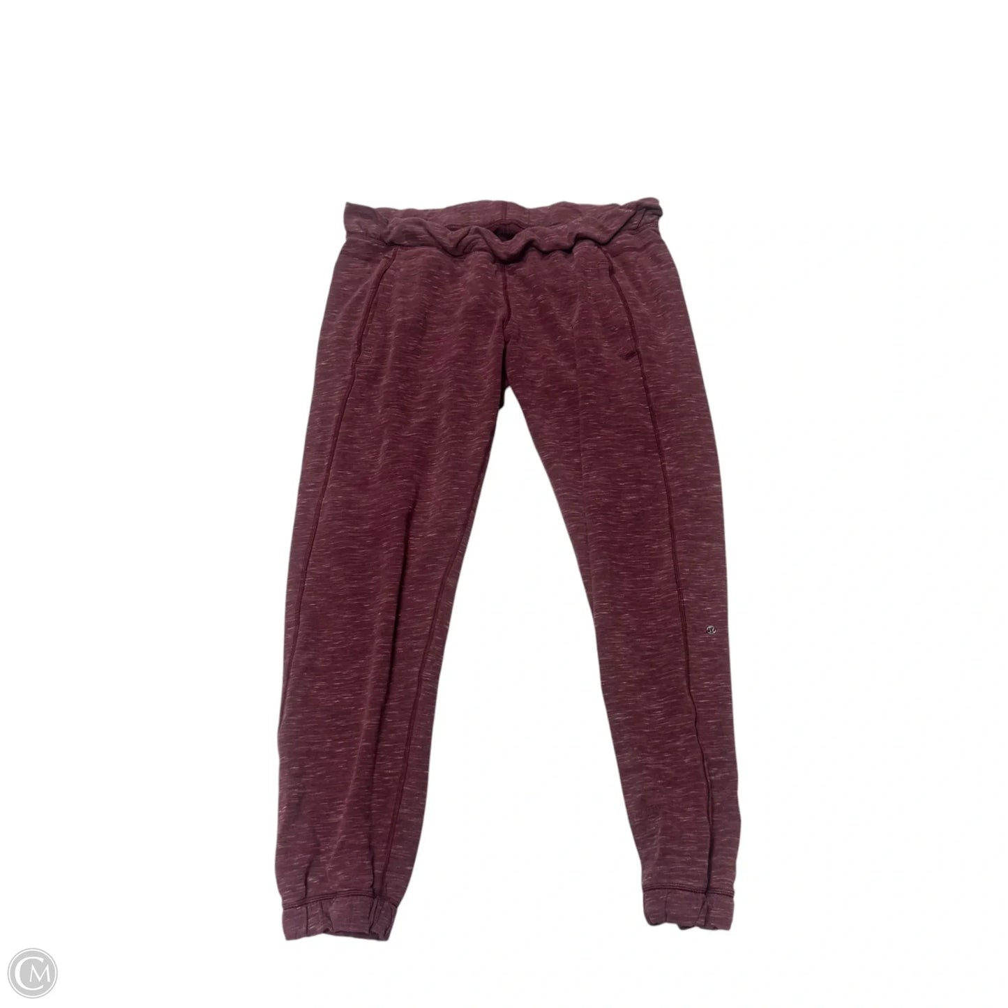 Athletic Pants By Lululemon In Maroon, Size: 12