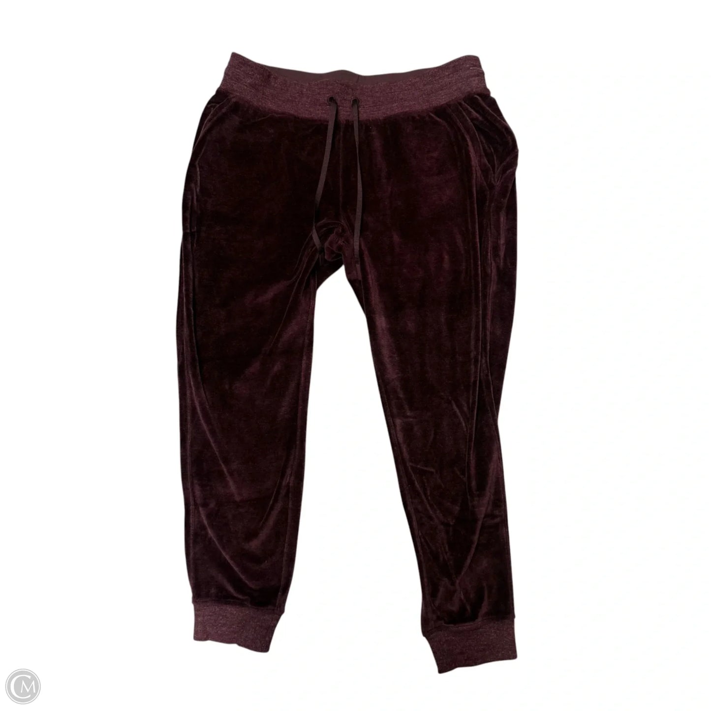 Athletic Pants By Lululemon In Maroon, Size: 12