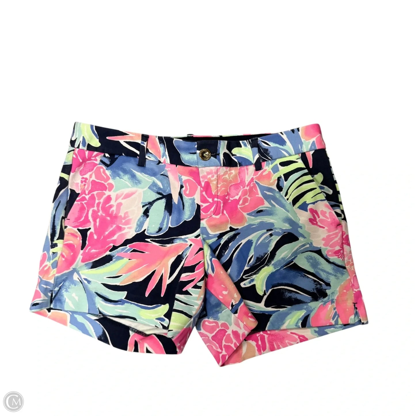 Shorts Designer By Lilly Pulitzer In Blue & Pink, Size: 10