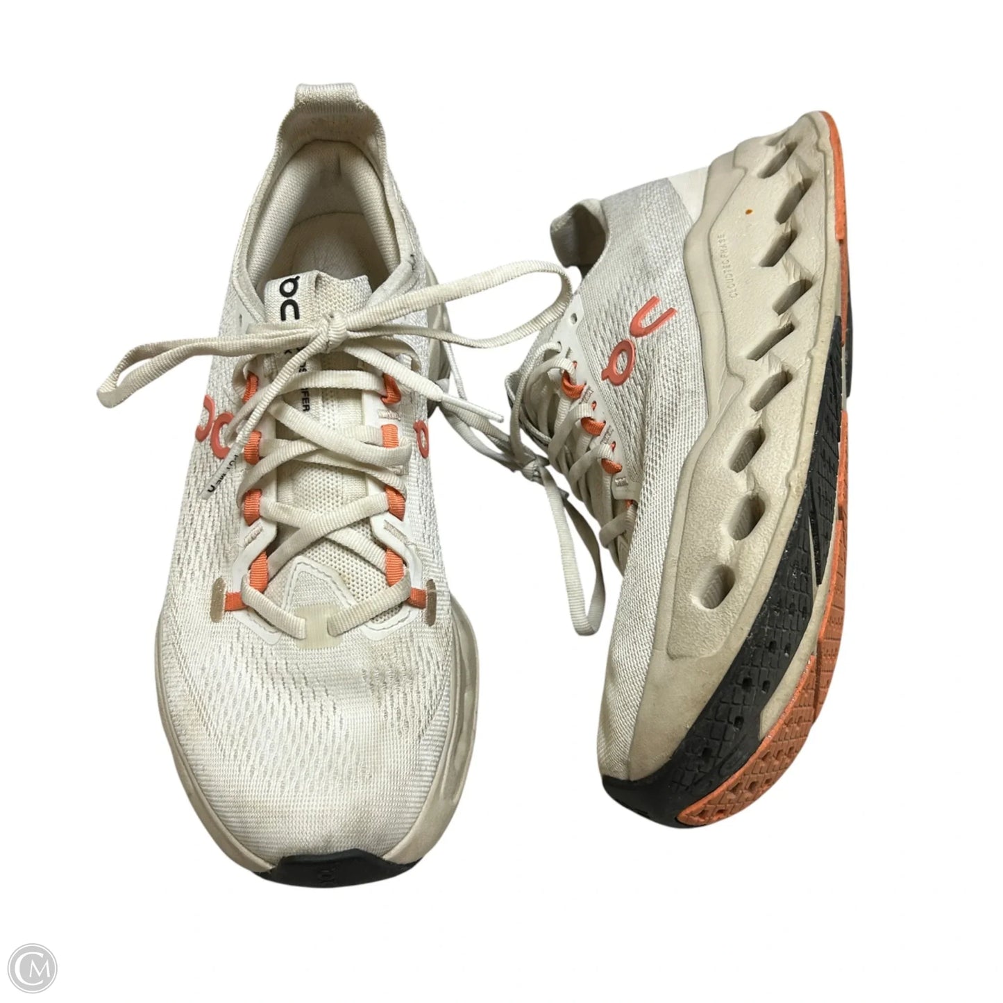 Shoes Athletic By On Cloud In Cream, Size: 8