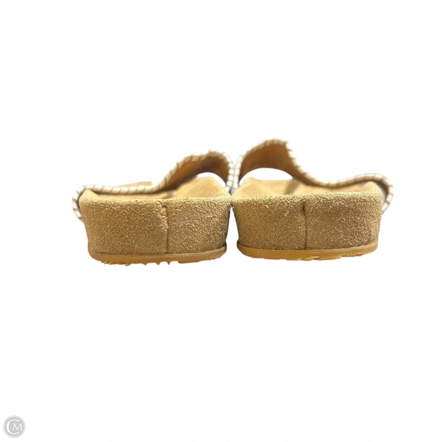 Sandals Flats By Vibram In Tan & White, Size: 9