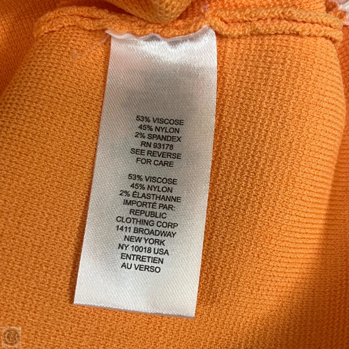 Top 2pc Sleeveless By House Of Harlow In Orange, Size: S
